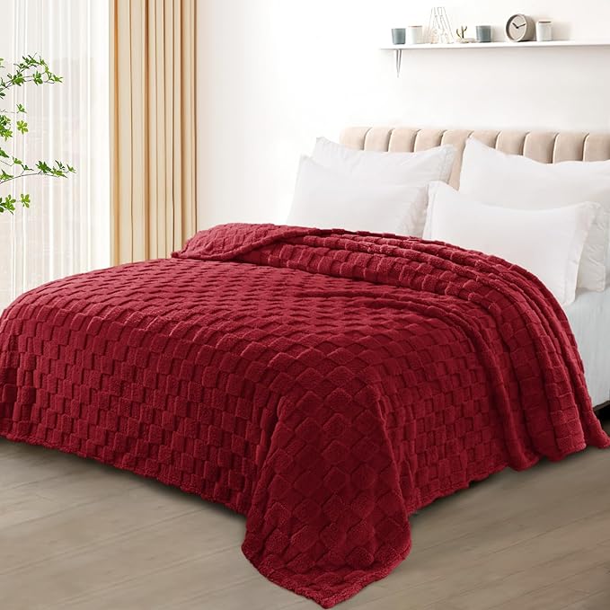 Exclusivo Mezcla Twin Size Flannel Fleece Blanket, Super Soft and Warm - Image 2