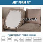 H.VERSAILTEX Velvet Stretch Couch Cushion Cover Plush Cushion Slipcover - Image 5
