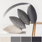 MIULEE Pack of 4 Neutral Grey Gradient Decorative Throw Pillow Covers 20x20 - Image 5