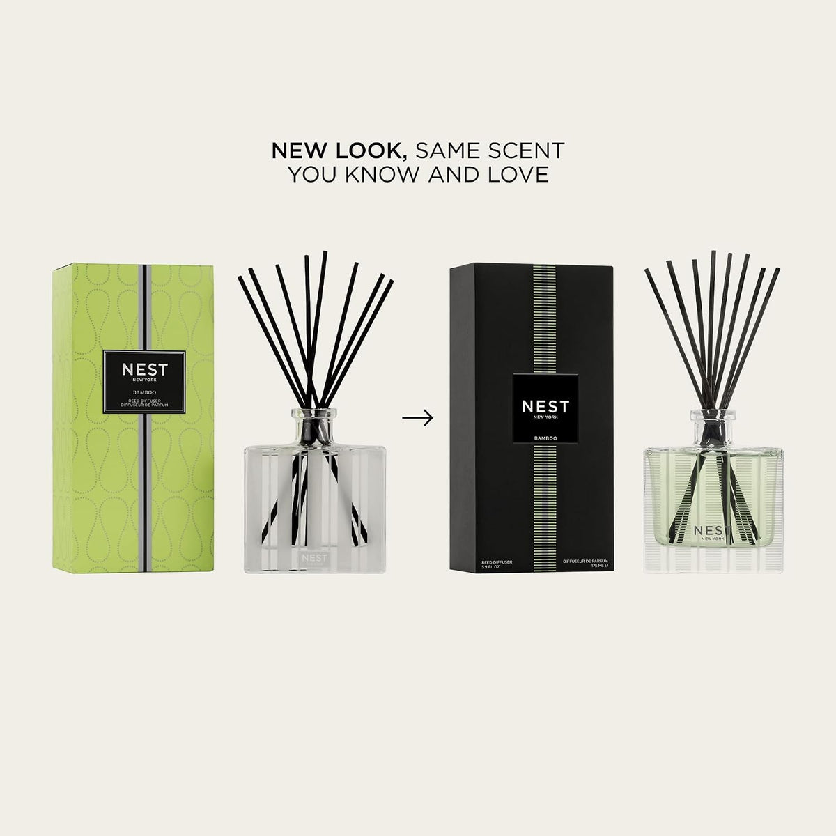 NEST New York Reed Diffuser, Bamboo