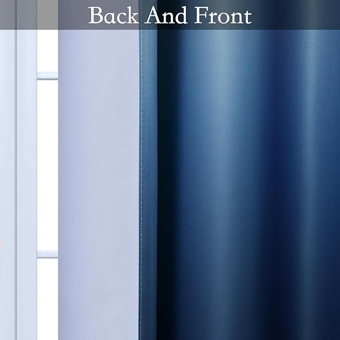 SimpleHome Ombre Curtains 42 x 84 Inch - Image 3