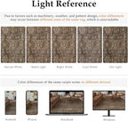 4x5 Washable Area Rug for Living Room Bedroom Vintage Brown Soft Low Pile - Image 8