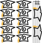 24 Pcs Back to School Jumbo Acrylic Paper Clips, 4 Inch
