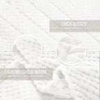 Exclusivo Mezcla Fleece Bed Blanket King Size, Super Soft and Warm Blankets - Image 7