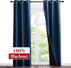 NICETOWN 100% Blackout Short Curtains - Image 2