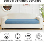 Couch Covers for 3 Cushion Sofa Pet Friendly Couch Cushion Covers Universal - Image 3