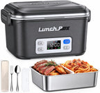 Cordless Electric Lunch Box Rechargeable for Men, 1.4L