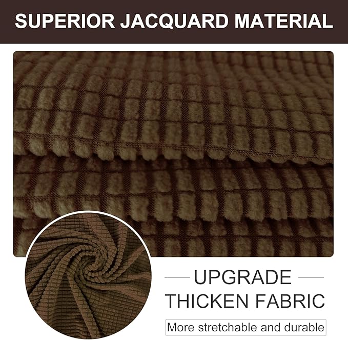 U-NICE HOME Oversized Stretch Loveseat Couch Cover Sofa Covers Washable Sofa - Image 3