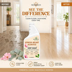 NOYATECH Scented Mop Soap – Eucalyptus & Spearmint Floor Cleaner for Sealed Hardwood, Tile, Laminate & Vinyl – Streak-Free Clean, 32 fl oz