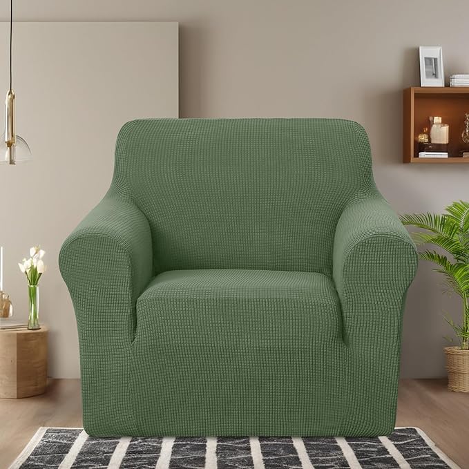 U-NICE HOME Stretch Recliner Chair Cover, Pet Friendly Armchair Slipcover - Image 2