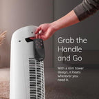 Lasko Oscillating Digital Ceramic Tower Space Heater - 23” - 5165 - White