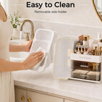 UFORU Makeup Organizer Countertop with Brush Holder for Vanity Bathroom