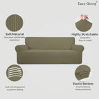 Easy-Going Stretch Sofa Slipcover 1-Piece Sofa Cover Furniture Protector Couch - Image 3