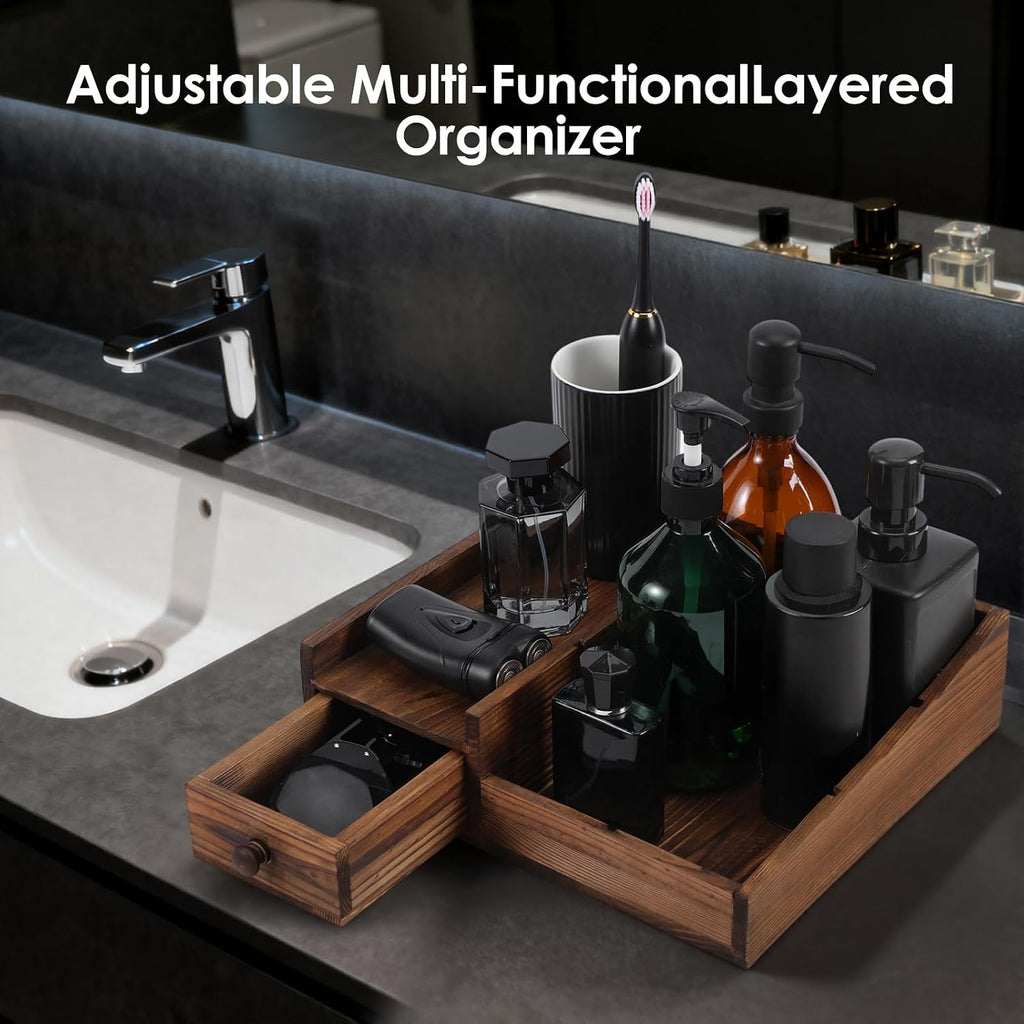 Bathroom Counter Organizer, Cologne Organizer for Men, Gifts for Men