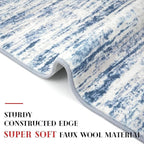 Lansny Modern Abstract Hallway Runner Rug - Image 5