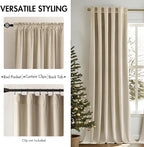 MIULEE Velvet Curtains 108 inches - Image 2