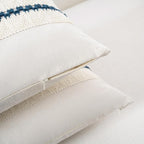 Fancy Homi Set of 1 Boho Teal Decorative Throw Pillow Cover 18x18 Inch - Image 3