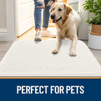 OLANLY Dog Door Mat for Muddy Paws 34x21, Absorbs Moisture and Dirt, Absorbent - Image 6