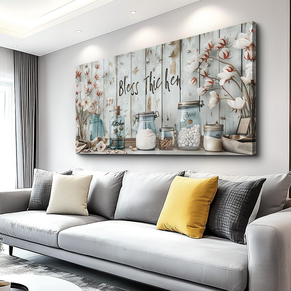 Large Wall Decor Canvas Wall Art for Bedroom Living Room Decor Kitchen and Dining Room Painting Artwork Print for Home Decor Room for Office Farmhouse Room Decoration Aesthetics 30x60 in