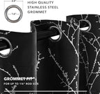 Deconovo Black Out Curtains for Kitchen, 42 x 45 Inch Length 2 Panels Set - Image 6