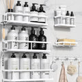 YASONIC Shower Caddy Adhesive, Rustproof Shower Shelves for Inside Shower