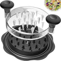 Ukeetap 10" Pro Large Meat Shredder Tool Twist for Seafood, Chicken, Beef, Black