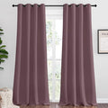 NICETOWN Dry Rose Blackout Curtains 96" Long by NICETOWN