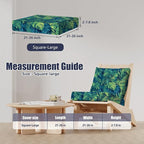 8Pcs Stretch Patio Cushion Covers, Outdoor Couch & Sofa Replacement Slipcovers - Image 2