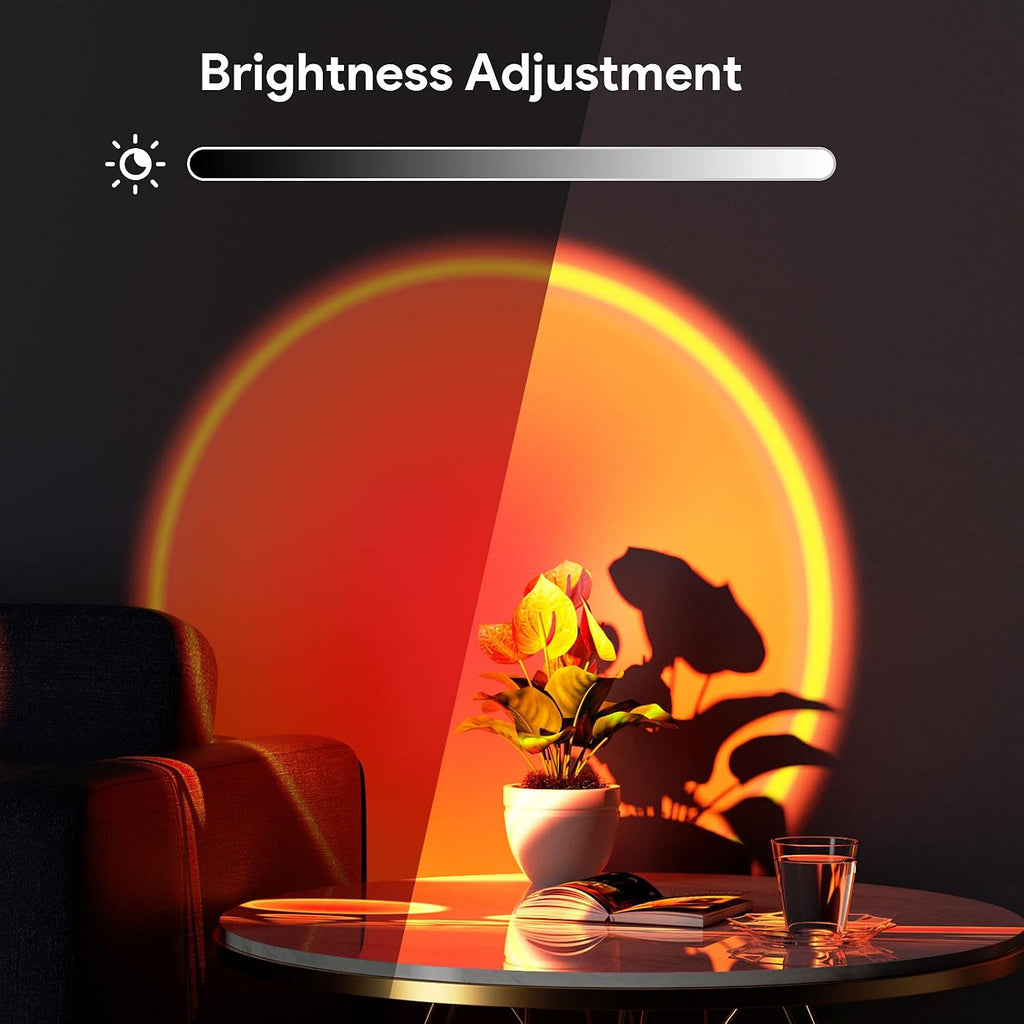 Bavcieu Sunset Lamp Projector with Remote & APP, Multicolor Night Light