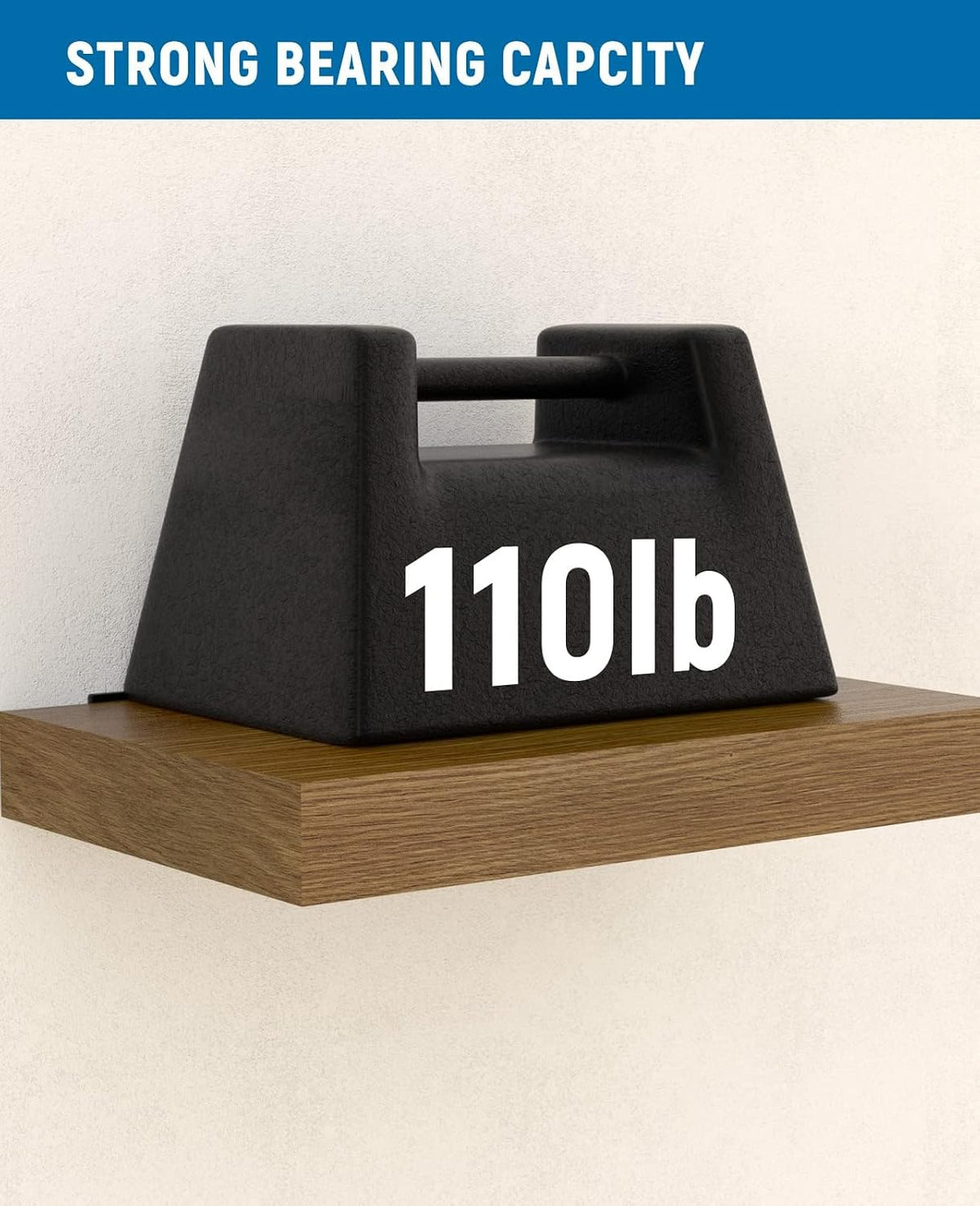 12-Pack 10 inch Floating Shelf Brackets, Hidden Shelf Bracket for Wood
