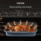 CAROTE 7-Piece Baking Pans Set, Nonstick Bakeware Sets, Gray & Blue