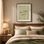 razliubit Green Cute Framed Wall Art Prints, Replaceable Wall Decors for Room Aesthtic, Small Framed Artwork Oil Painting for Bedroom Bathroom Kitchen Office Decor(10"x12")