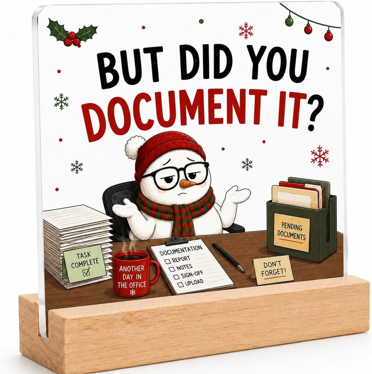 Halloween Table Decorations for Office, Funny Coworker Gift for Workspaces
