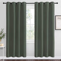 NICETOWN Dark Mallard Blackout Curtain Panel Grommet by NICETOWN