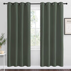 NICETOWN Dark Mallard Blackout Curtain Panel Grommet by NICETOWN