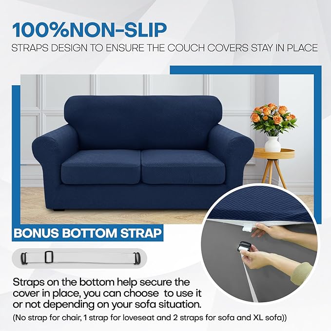 XINEAGE 2026 New 3 Pieces Couch Covers - Image 5