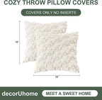decorUhome St. Patrick’s Day Shamrock Pillow Covers 16x16 Inch Set of 2 - Image 9