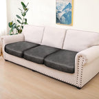 Leather Look Couch Cushion Covers Sofa Seat Slipcovers Sets Couches Furniture - Image 6