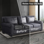 Leather Look Couch Cushion Covers Sofa Seat Slipcovers Sets Couches Furniture - Image 7