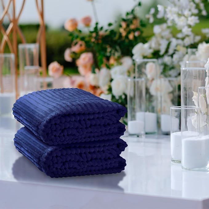 Buryeah 24 Pcs Flannel Throw Blanket Bulk 50 x 60 in Sleepover Blanket Outdoor - Image 6
