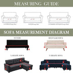 HANDONTIME Couch Cover, Sofa Covers, Sage Couch Cushion Cover Dog Furniture - Image 6