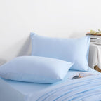 NTBAY Twin Microfiber Bed in a Bag, Comforter Set with Sheet 5 Piece, Aqua
