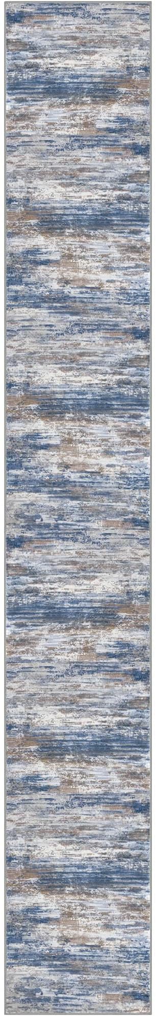 KOZYFLY Modern Abstract Washable Rug Runner 2.6x18 Hallway Rug Runner Non-Slip - Image 8