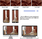 Simplebrand Ava Terracotta Blackout Curtains - Image 9