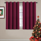 H.VERSAILTEX Blackout Curtains for Christmas Small Window Kitchen Blackout by HVERSAILTEX