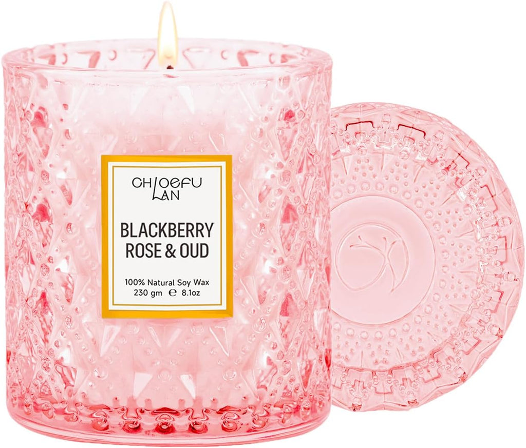 Chloefu LAN Summer California Mist Ocean & Sea Salt Candle, 8.1 oz