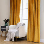 MIULEE Velvet Curtains 63 inch Length 2 Panels - Image 7