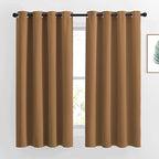 NICETOWN Bedroom Curtains 63 inch Length 2 Panels by NICETOWN
