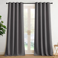 NICETOWN Room Darkening Draperies Curtains Panels, 2 Panels Grey W52 x L90 by NICETOWN