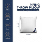 Utopia Bedding Throw Pillow Inserts, 18 x 18 Inches Decorative Indoor Pillows - Image 2